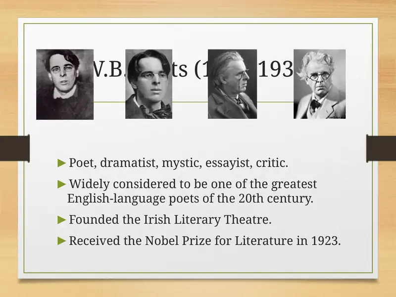 W.B. Yeats