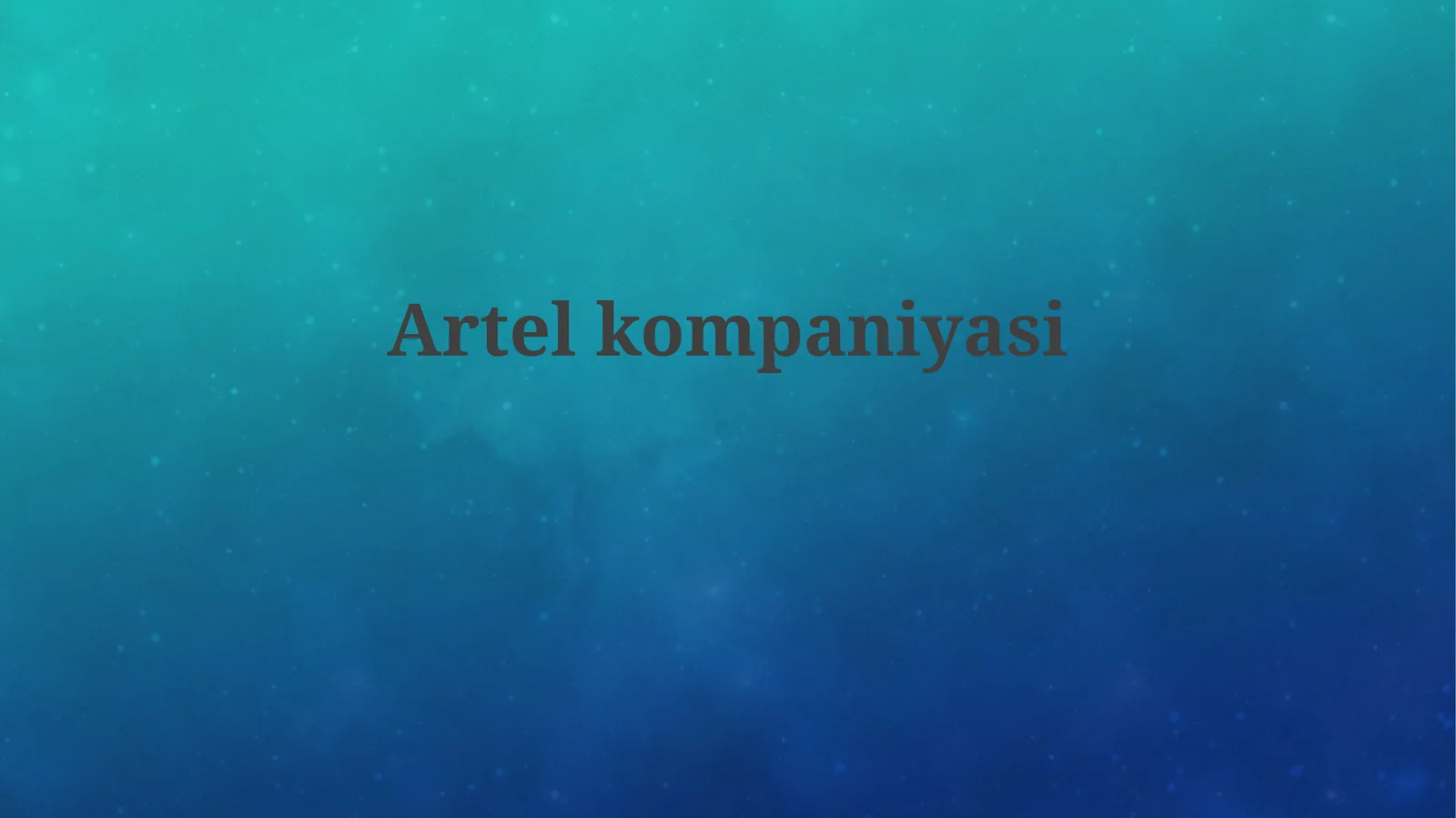 Artelkompaniyasi