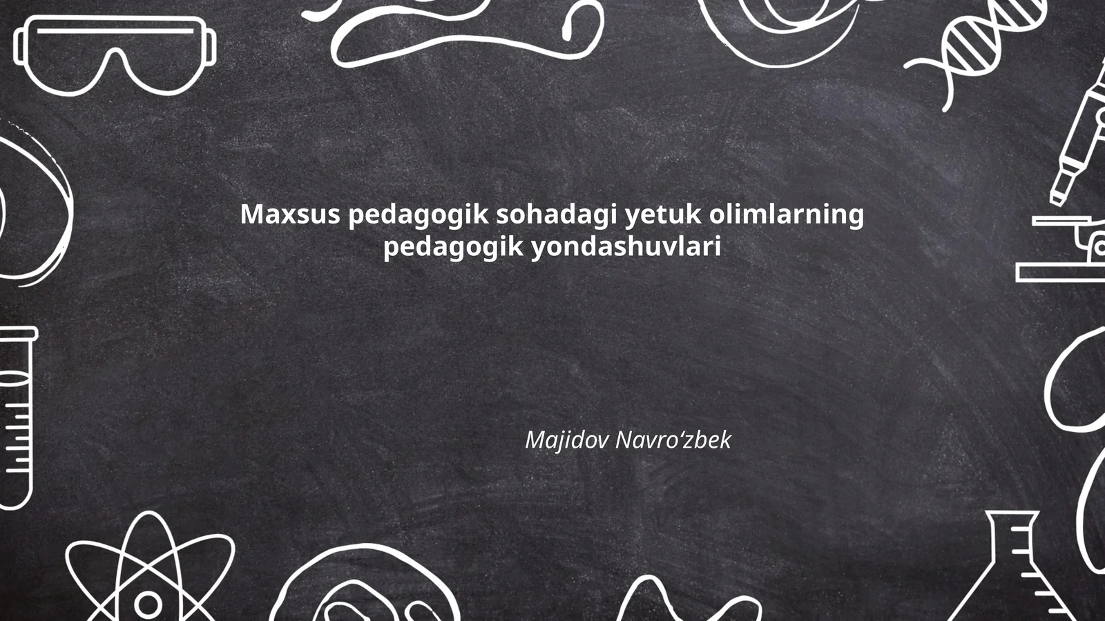 Maxsus pedagogik sohadagi yetuk olimlarning pedagogik yondashuvlari
