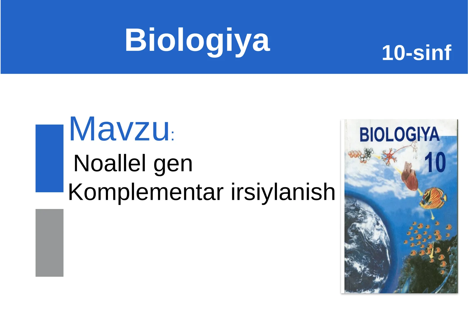 Noallelgen Komplementarirsiylanish