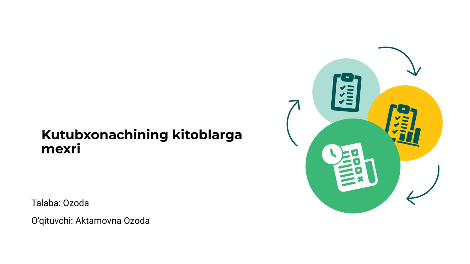Kutubxonachining kitoblarga mexri