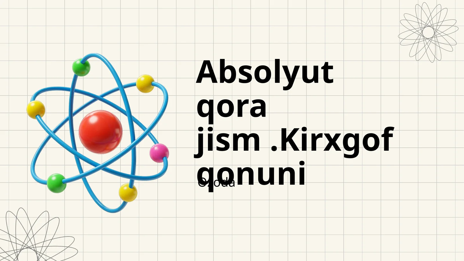 Absolyut qora jism