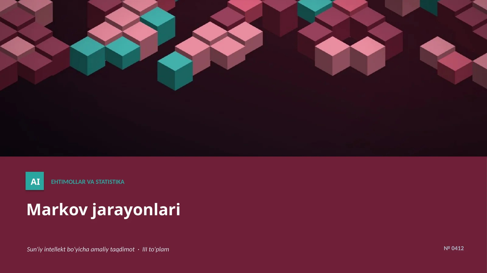 Markov jarayonlari