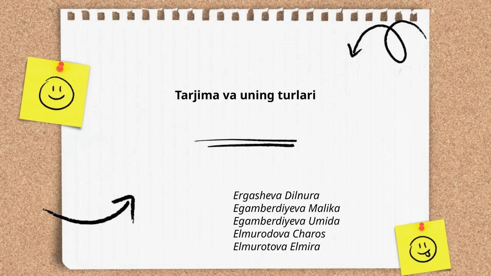 Tarjima va uning turlari