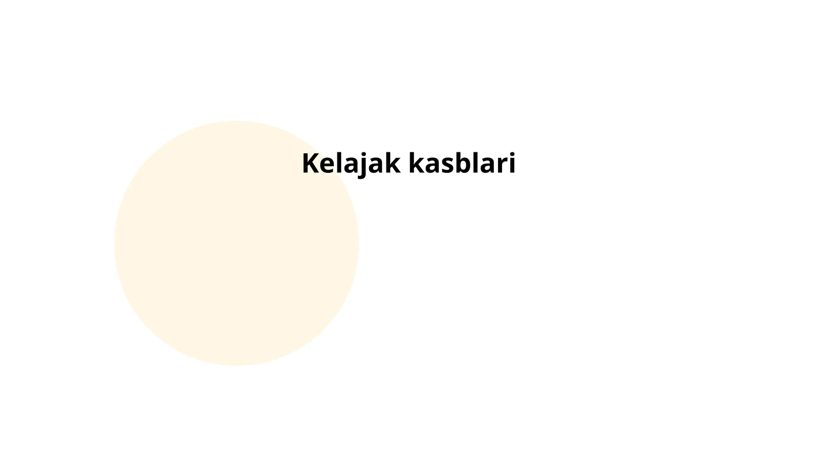 Kelajak kasblari