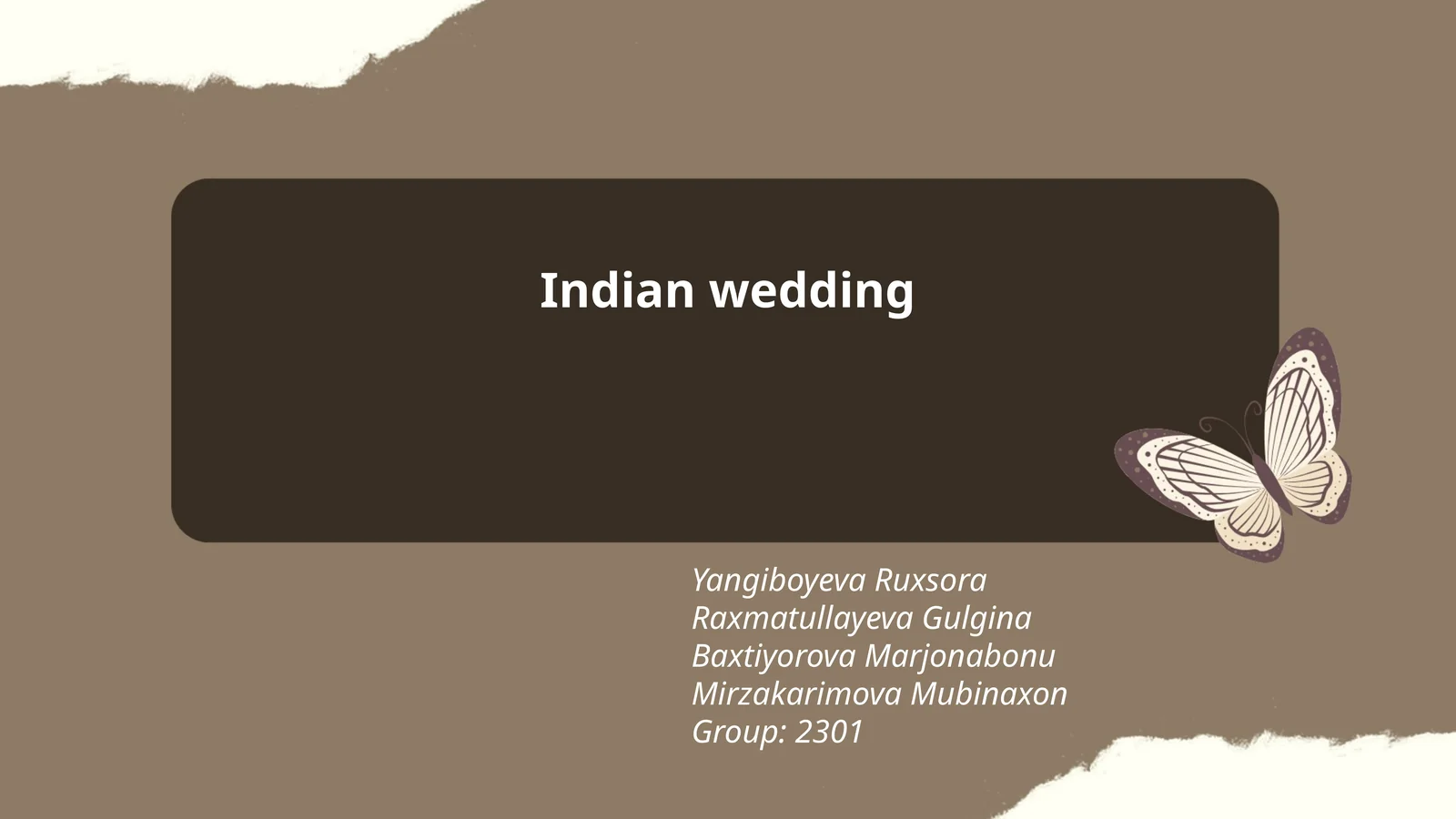 Indian Wedding Traditions