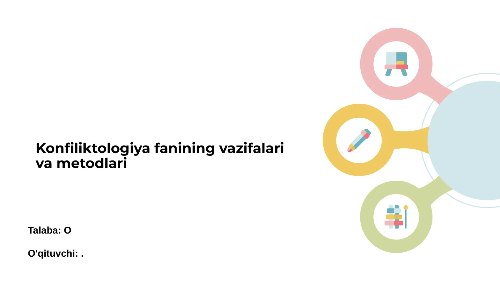 Konfiliktologiya fanining vazifalari va metodlari