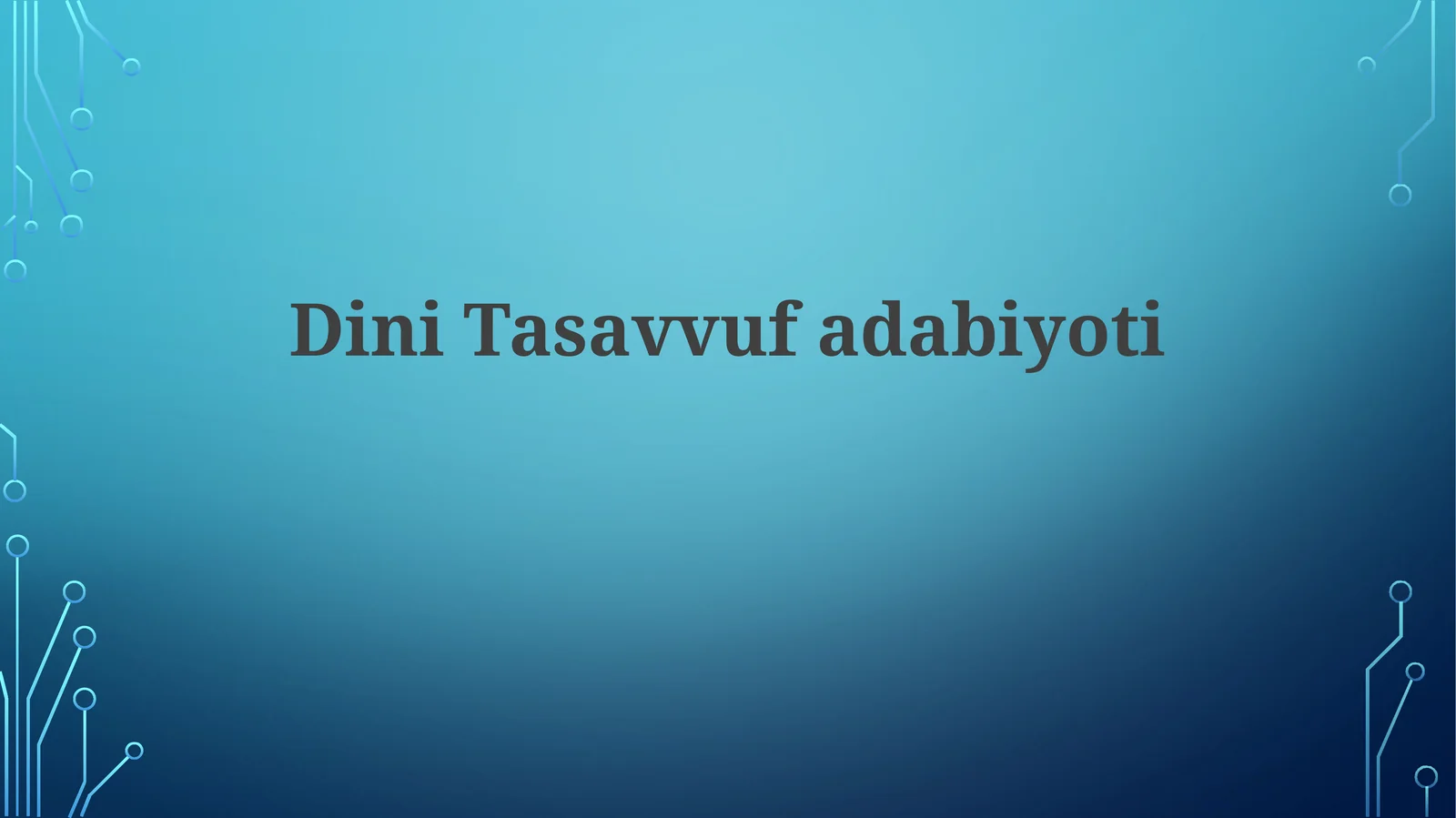 DiniTasavvufadabiyoti