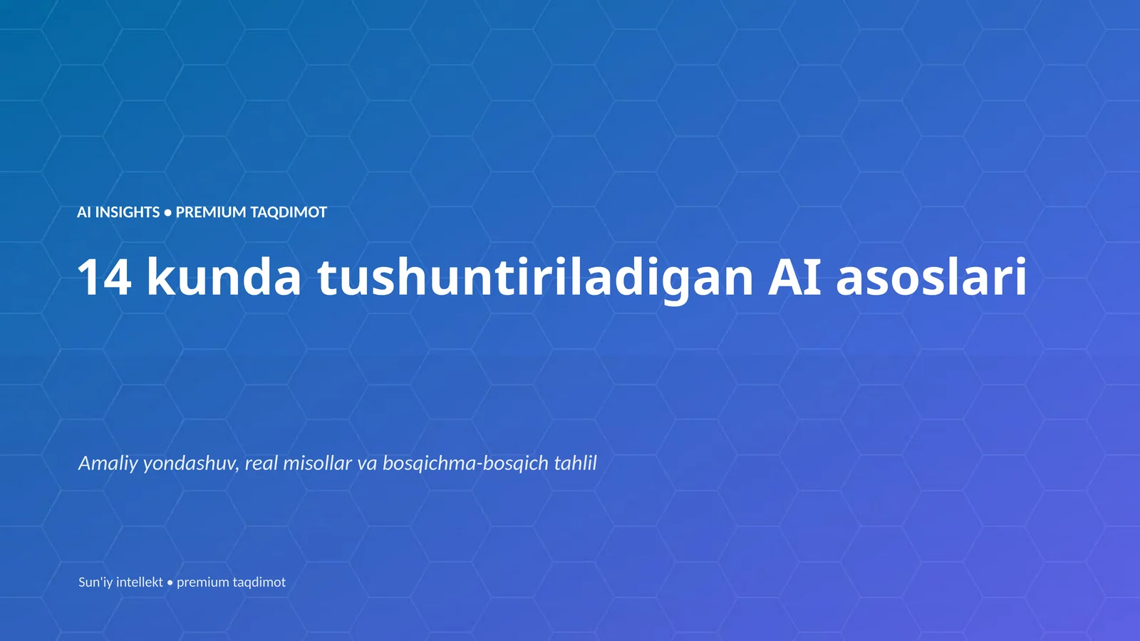 SUN'IY INTELLEKT