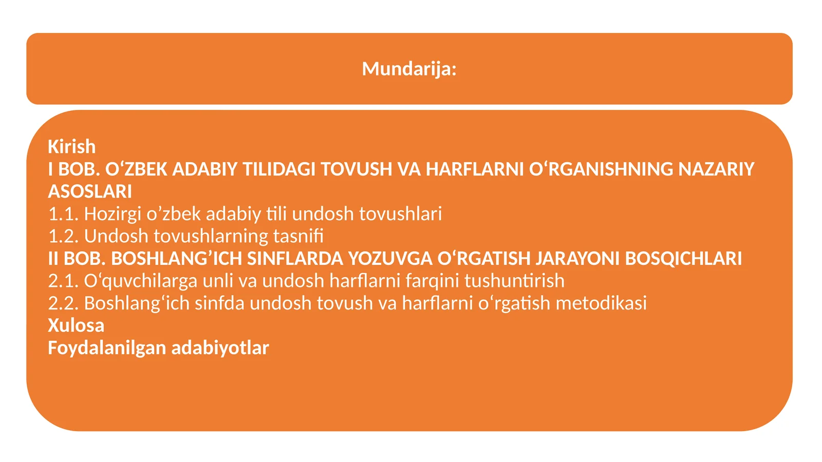 Davlat Ta'lim Standartlari - Majburiy Talablar