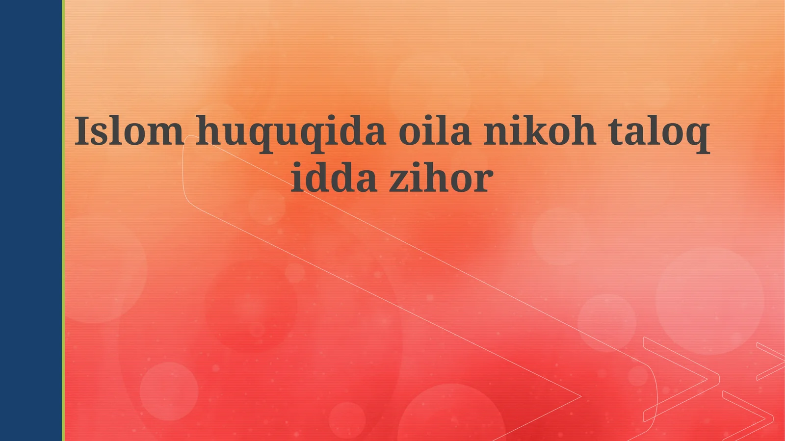 Islomhuquqidaoilanikohtaloqiddazihor