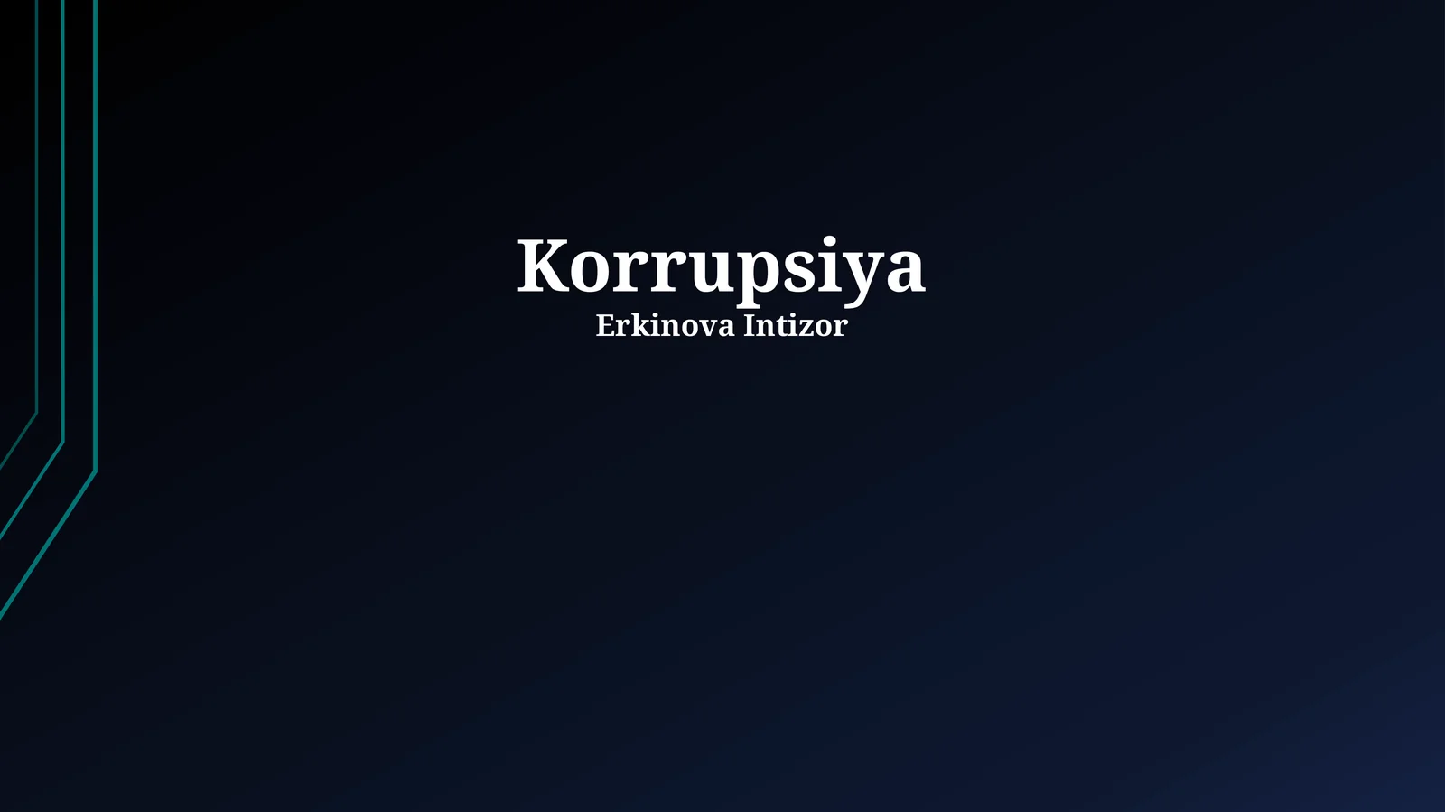 Korrupsiya