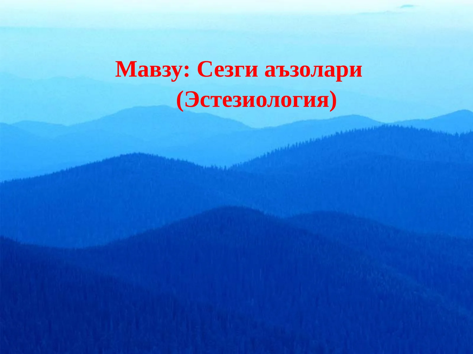 Сезгиаъзолари (Эстезиология)