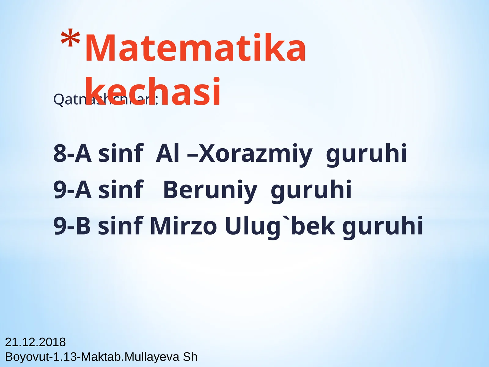 Matematikakechasi