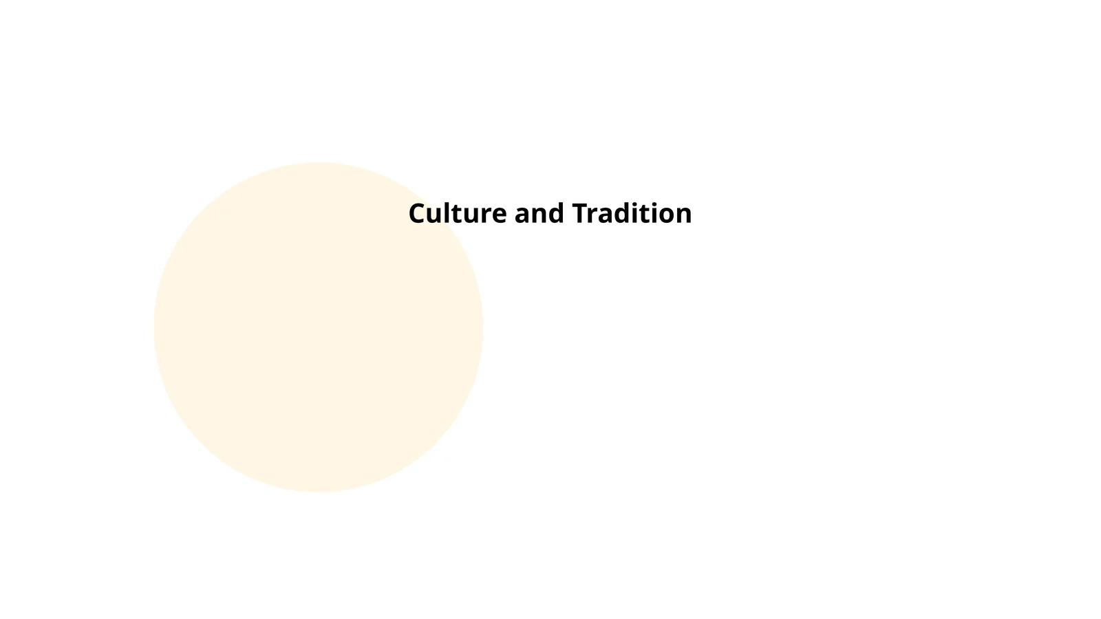 Culture and Tradition
