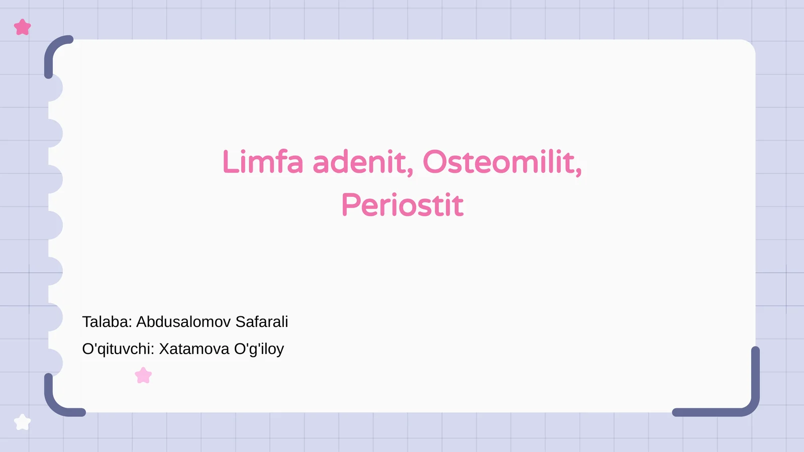 Limfa Adenit Nima Bilan Tanishtiriladi