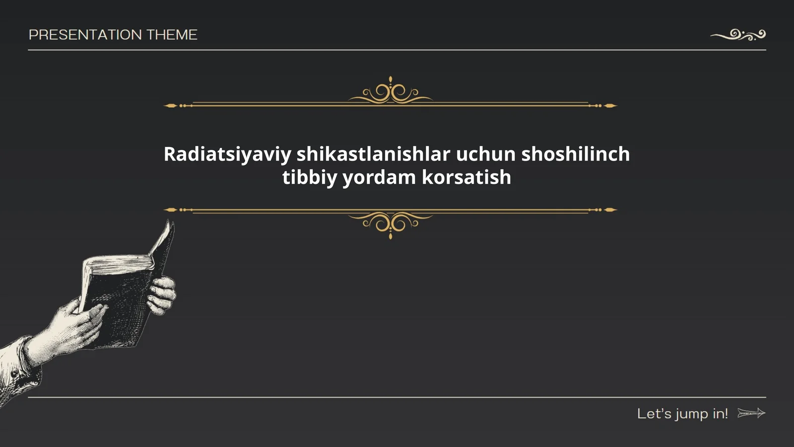 Radiatsiyaviy shikastlanishlar uchun shoshilinch tibbiy yordam korsatish