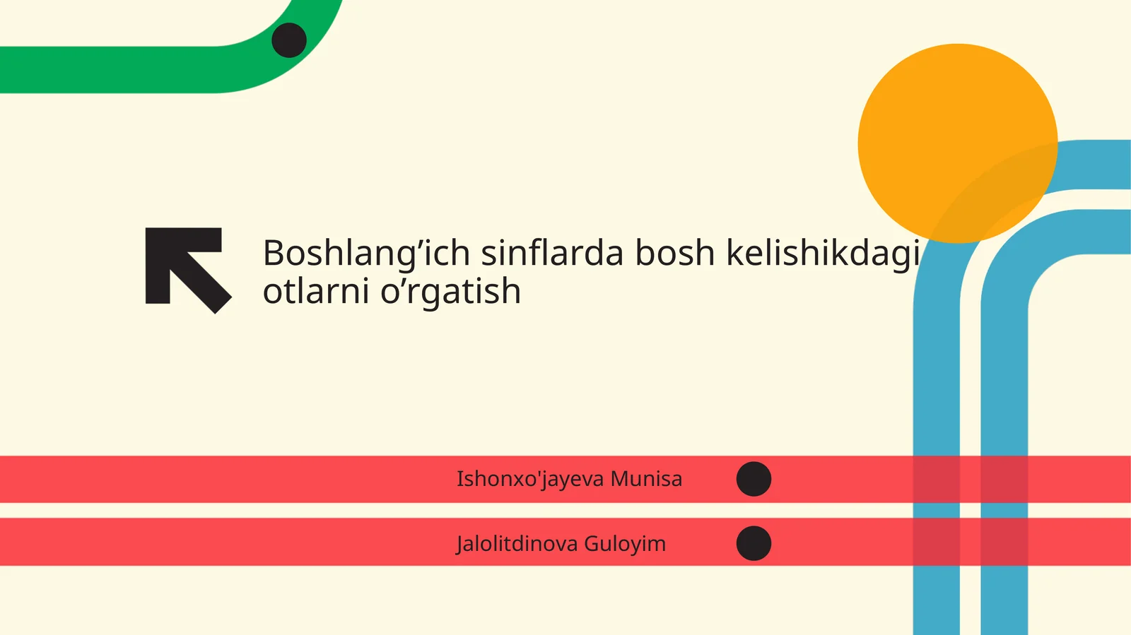 Boshlang’ich sinflardabosh kelishikdagi otlarni o’rgatish