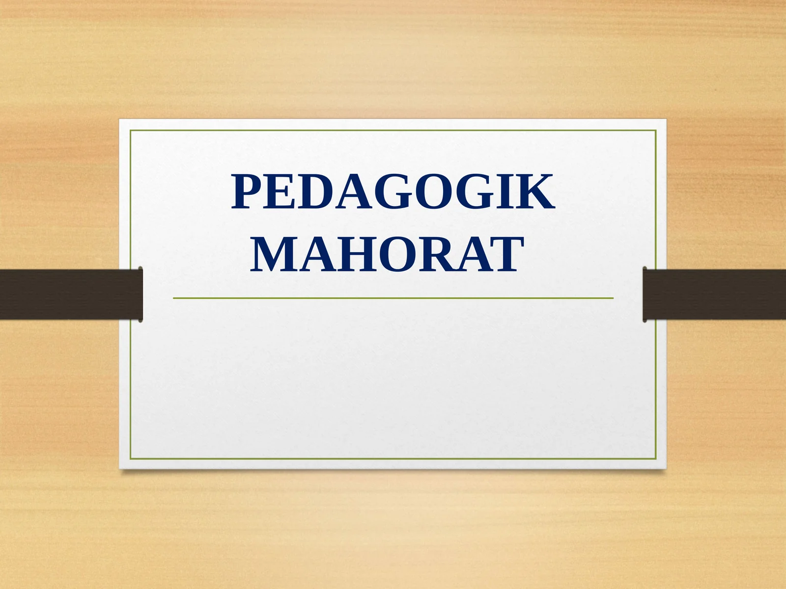 9-Mavzu:Pedagogik texnika haqida tushunchava uning mazmuni.Pedagogik texnikani egallash mahorati