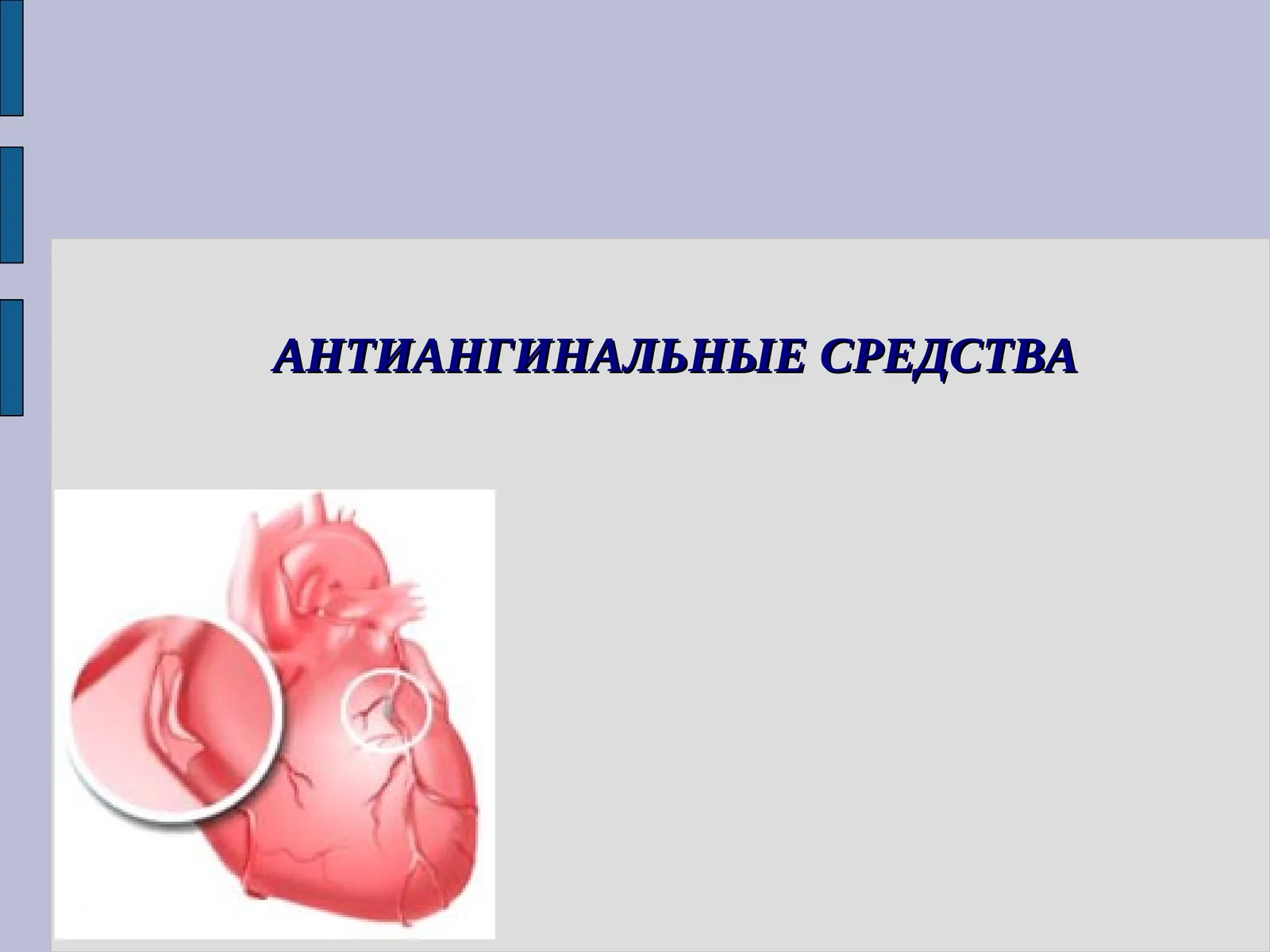 Антиангинальные средства