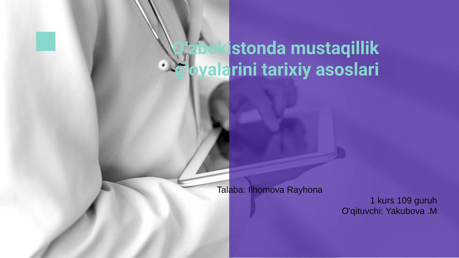 Oʻzbekistonda mustaqillik gʻoyalarini tarixiy asoslari