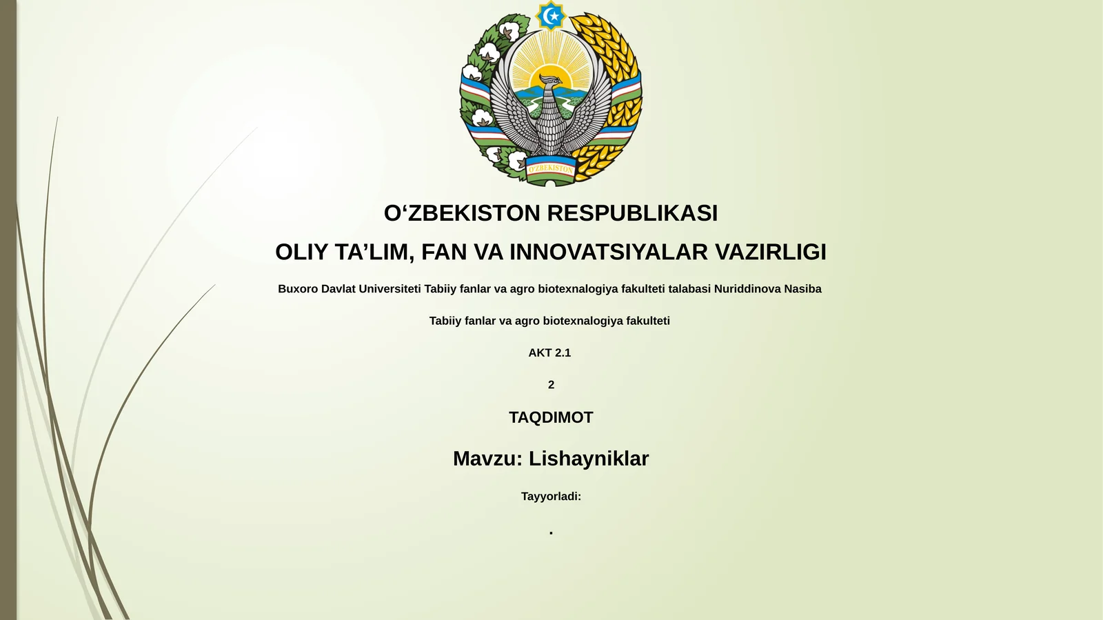 Lishayniklar