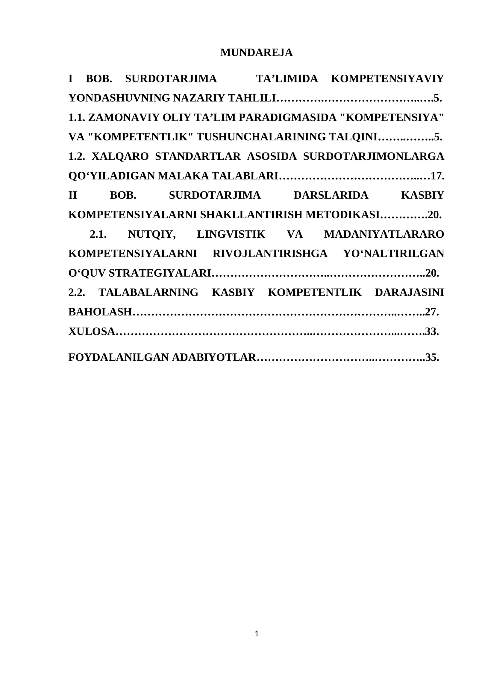 SURDOTARJIMA TA’LIMIDA KOMPETENSIYAVIY YONDASHUV