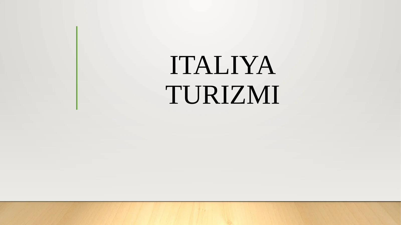 ITALIYA TURIZMI