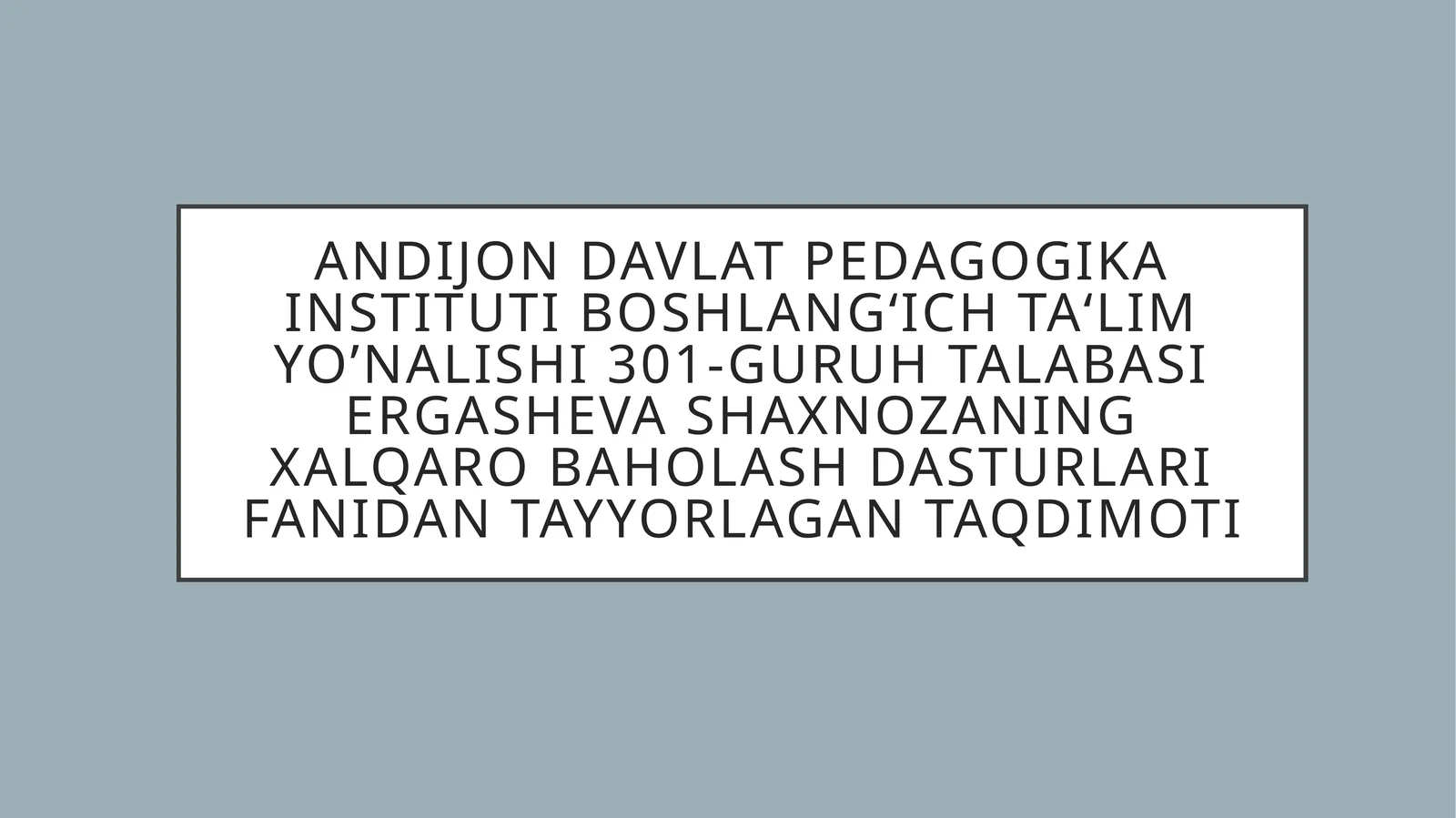 xalqarotadqiqotlarga tayyorgarlik ko'rishga yo'naltirilgan tayanch maktablar uchuntreninglaro‘quv dasturipirls,timss, pisa,talisxalqaro baholash dasturlari asosida test sinovlarini tashkil etilishi