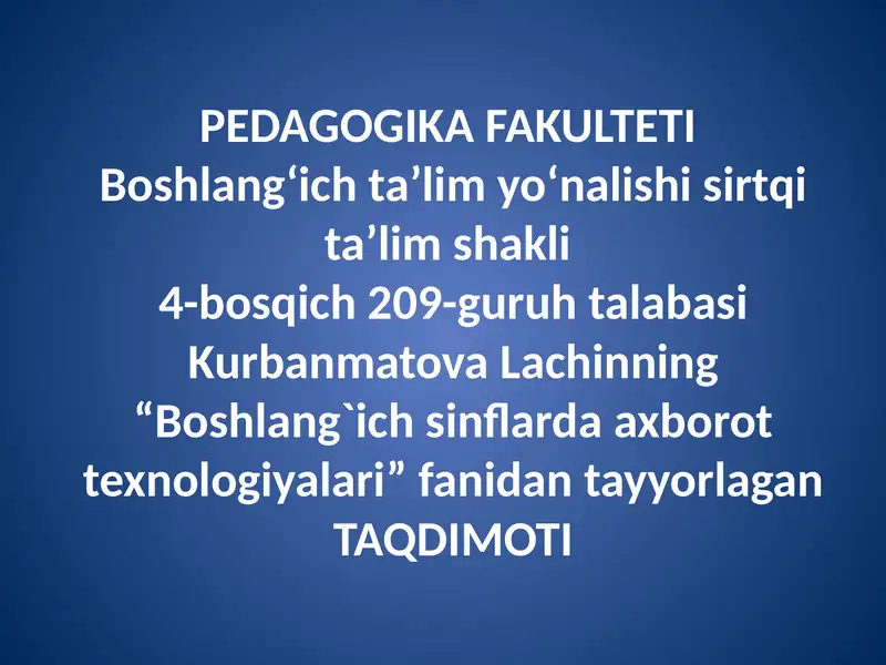 Internet tarmoqlarida internet makoni haqida tushuncha berish. Elektron pochtalar bilan ishlashni o`rganish