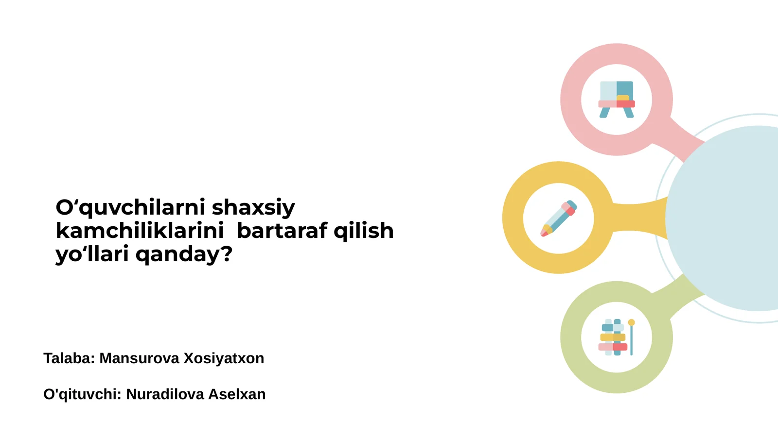 Shaxsiy kamchiliklar