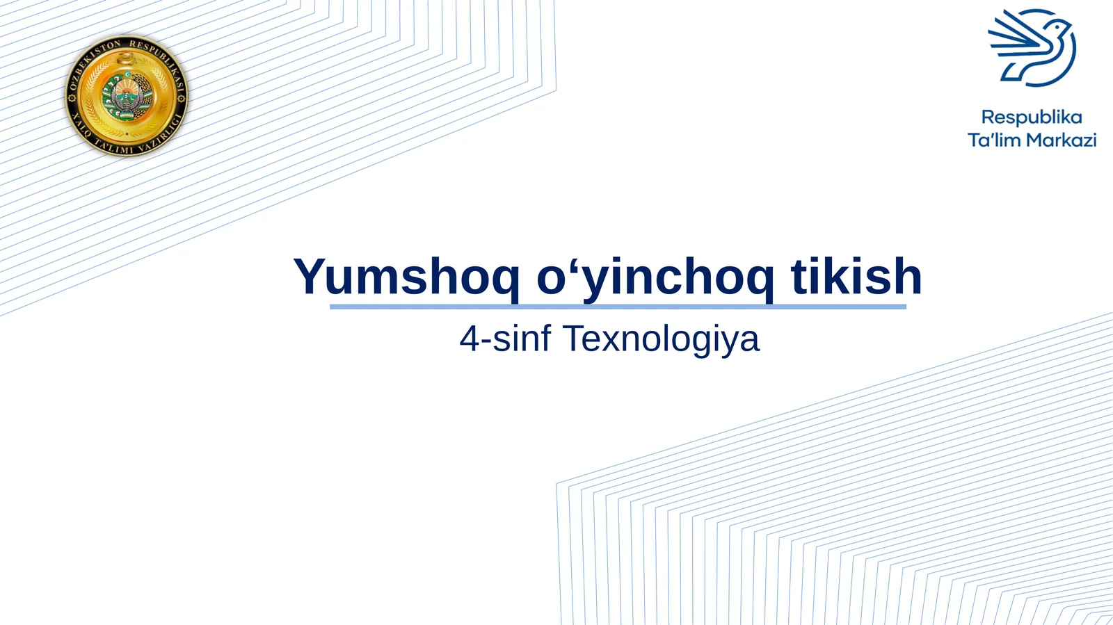 4-sinf Texnologiya fanidan Texnologiyaning rivojlanishi mavzusida dars ishlanmasi