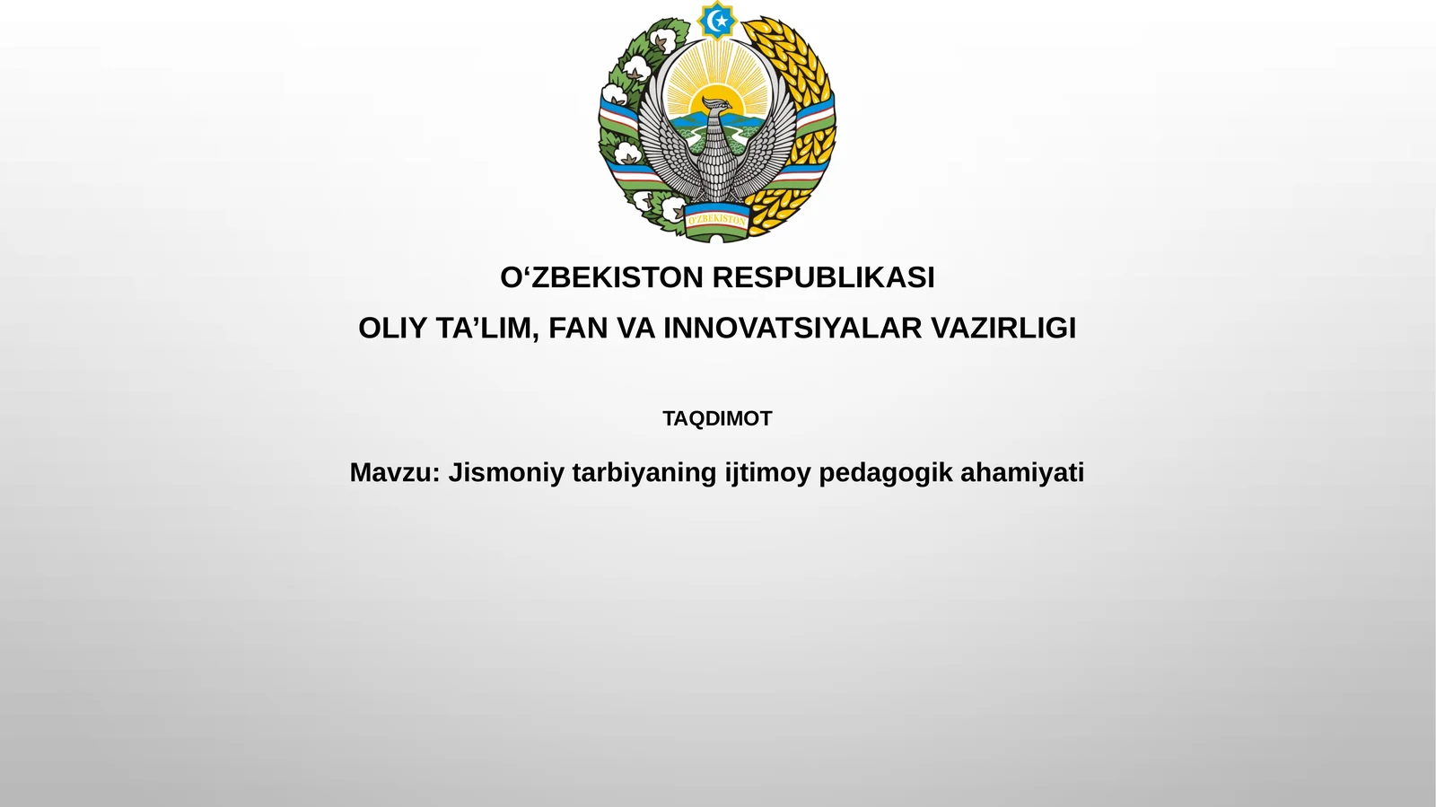 Jismoniytarbiyaningijtimoypedagogikahamiyati