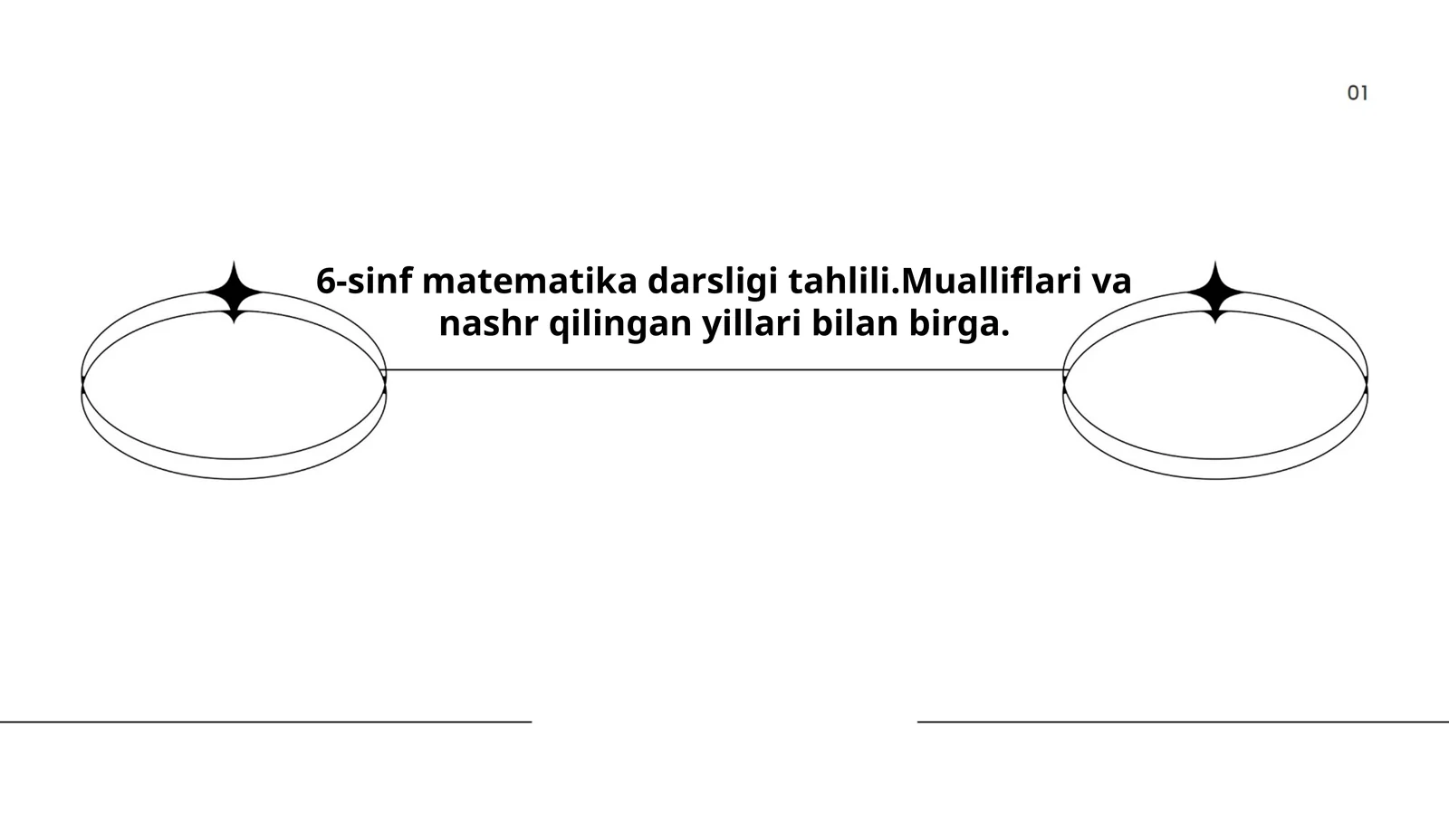 6-sinf matematika darsligi tahlili