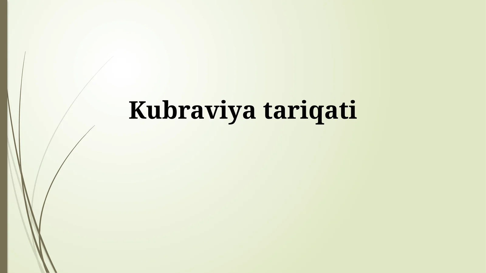 Kubraviyatariqati