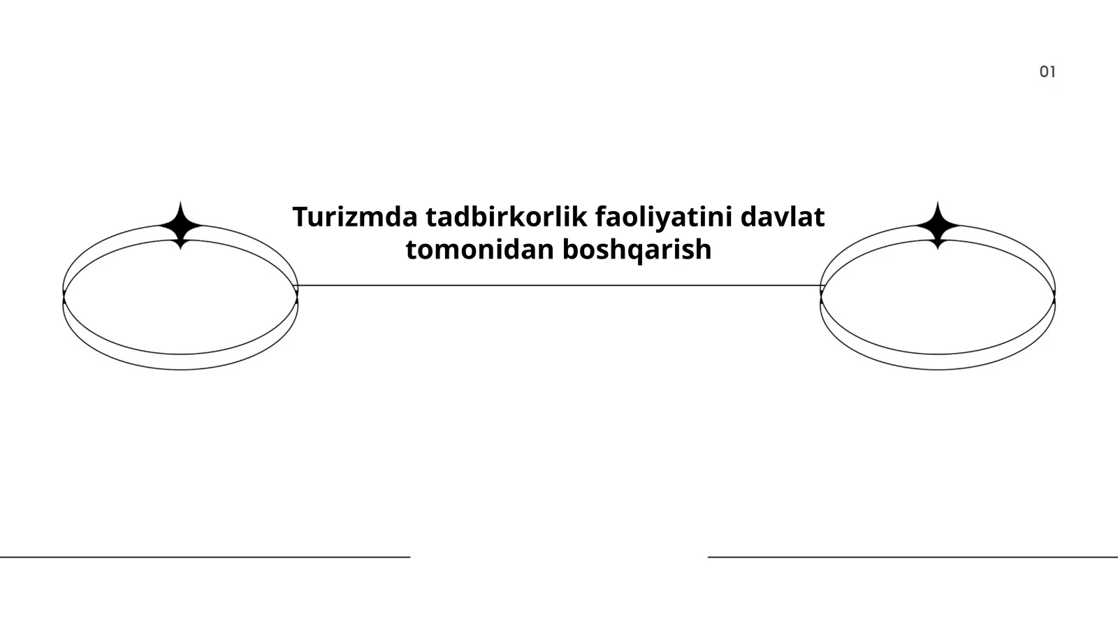 Turizmda tadbirkorlik faoliyatini davlat tomonidan boshqarish