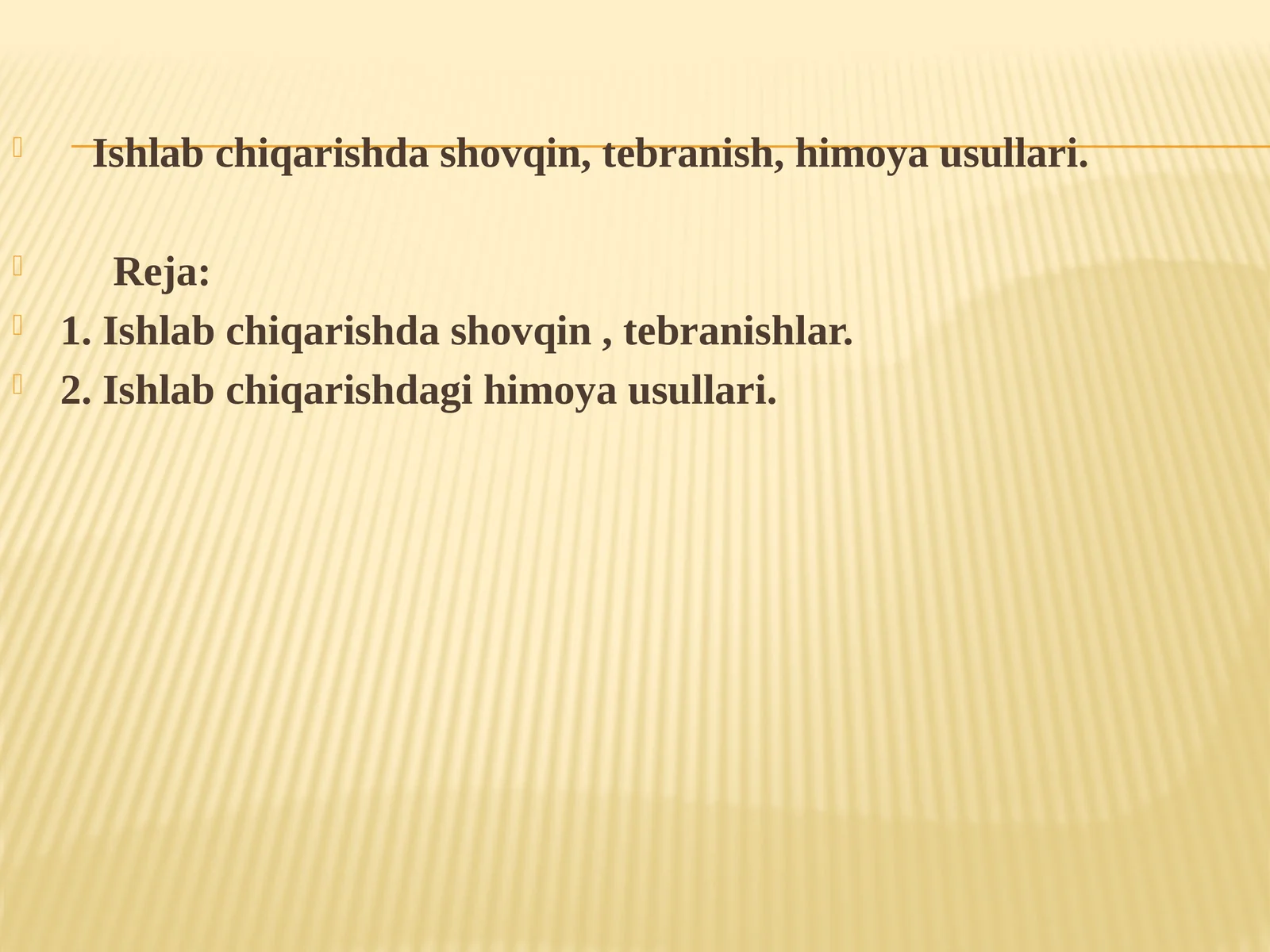 Ishlab chiqarishdashovqin, tebranish, himoya usullari