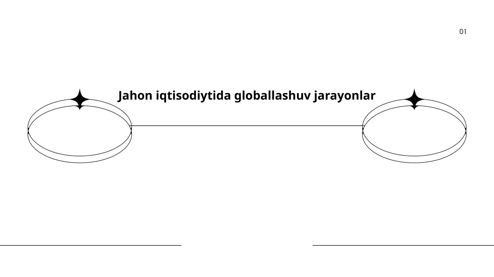 Jahon iqtisodiytida globallashuv jarayonlar