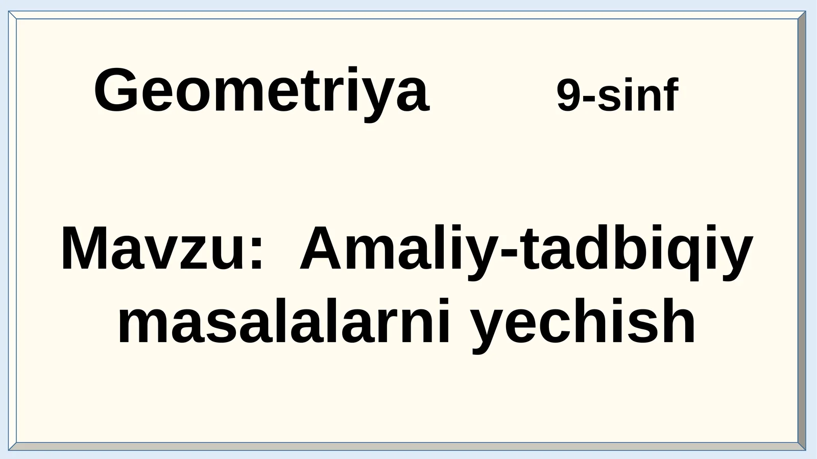 Geometriya9-sinf