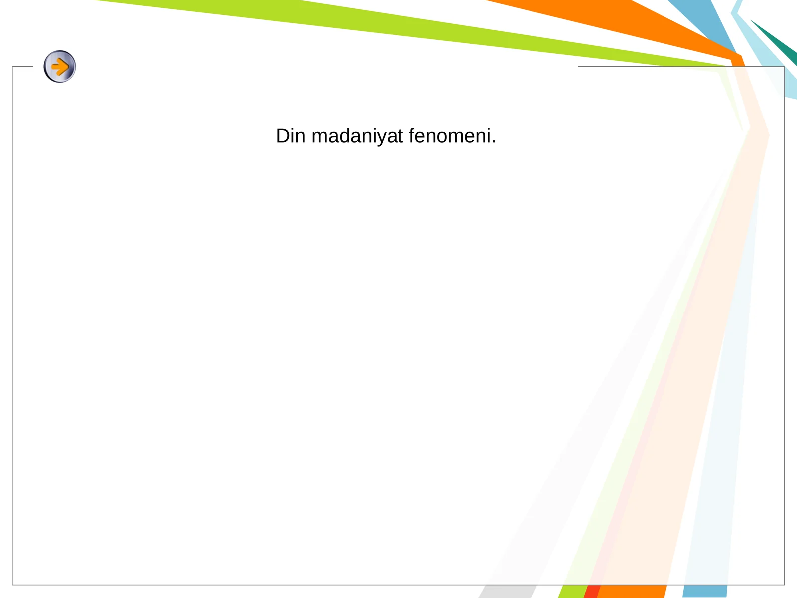 Din madaniyat fenomeni