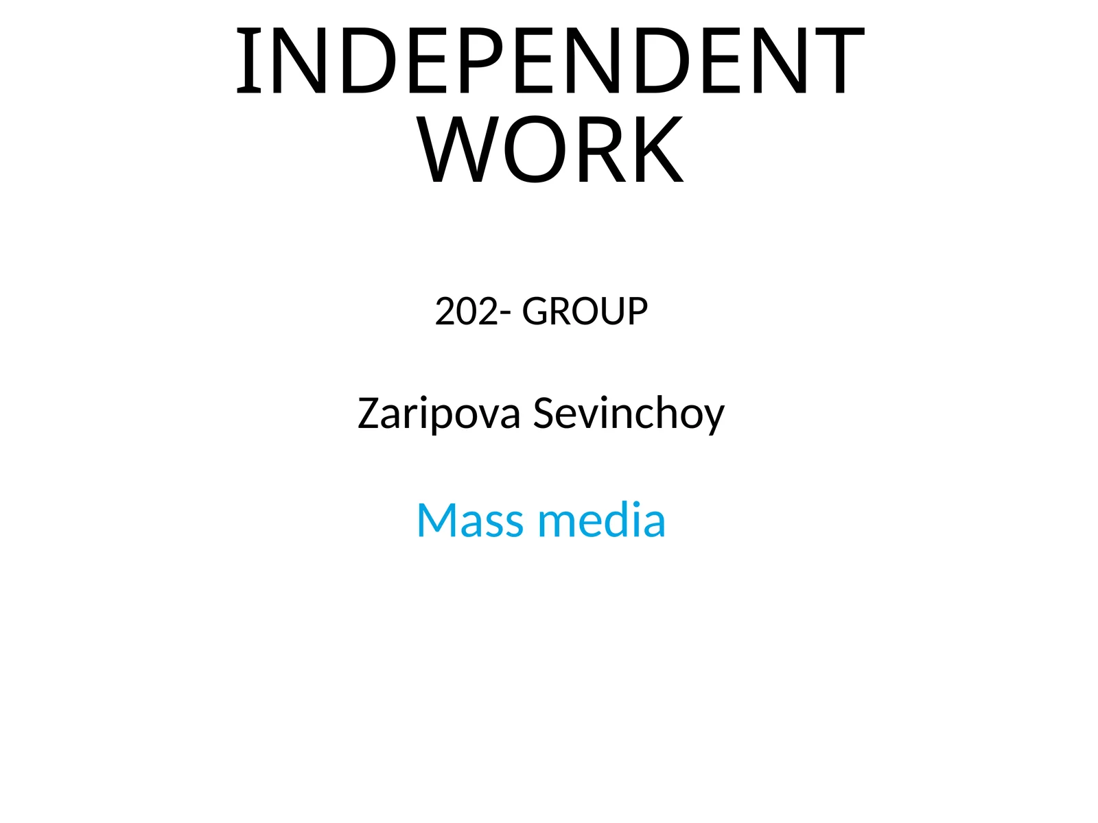 Massmedia