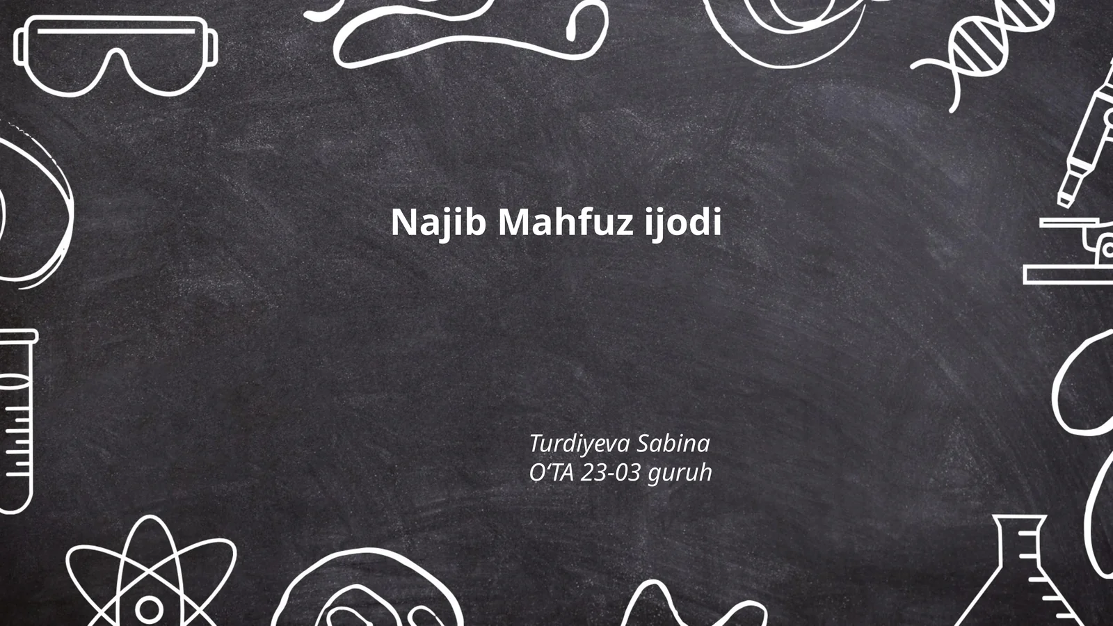Najib Mahfuz ijodi