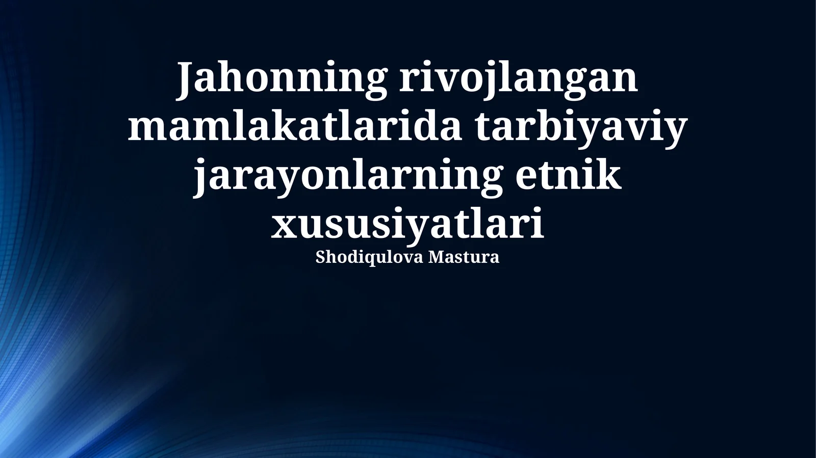 Etnik xilma-xillik va ta'lim siyosati: Tarixiy kontekst va evolyutsiya