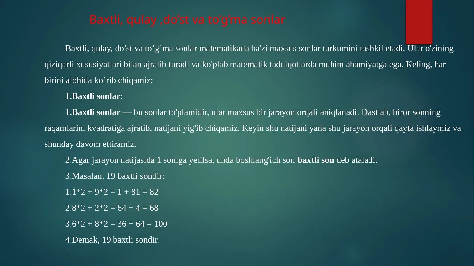 Baxtlisonlar
