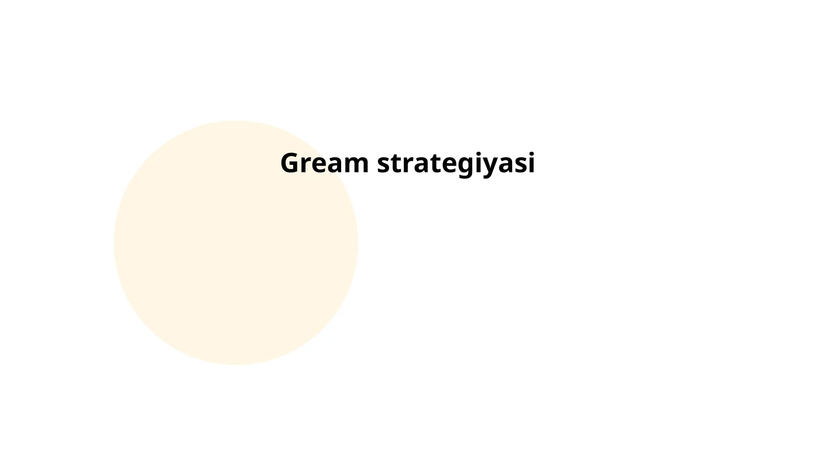 Gream strategiyasi