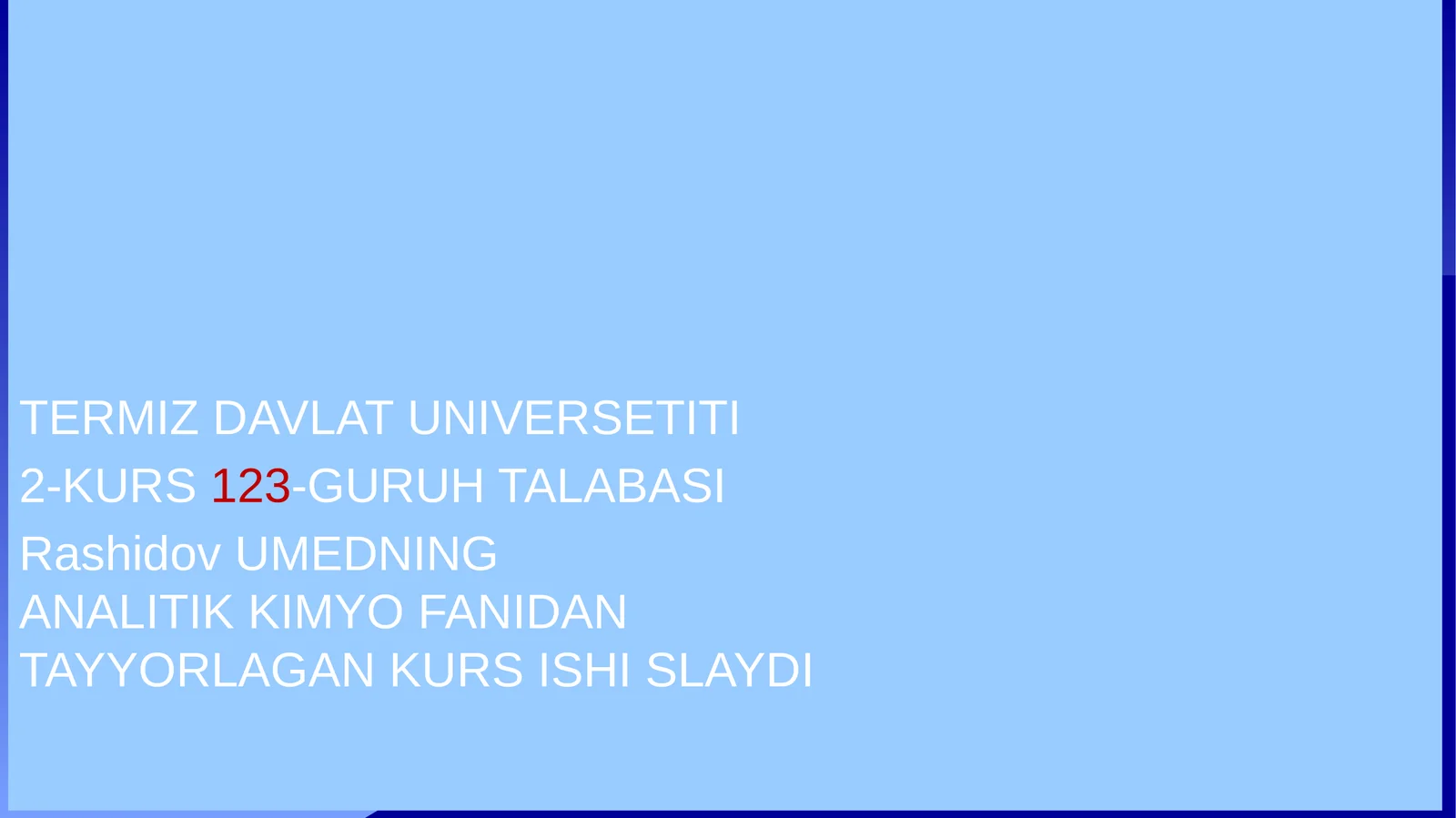 ION ALMASHINISH XROMATOGRAFIYASI