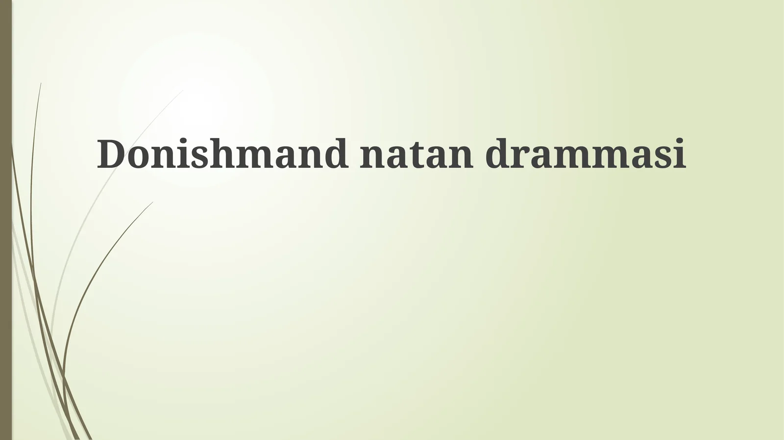 Donishmandnatandrammasi