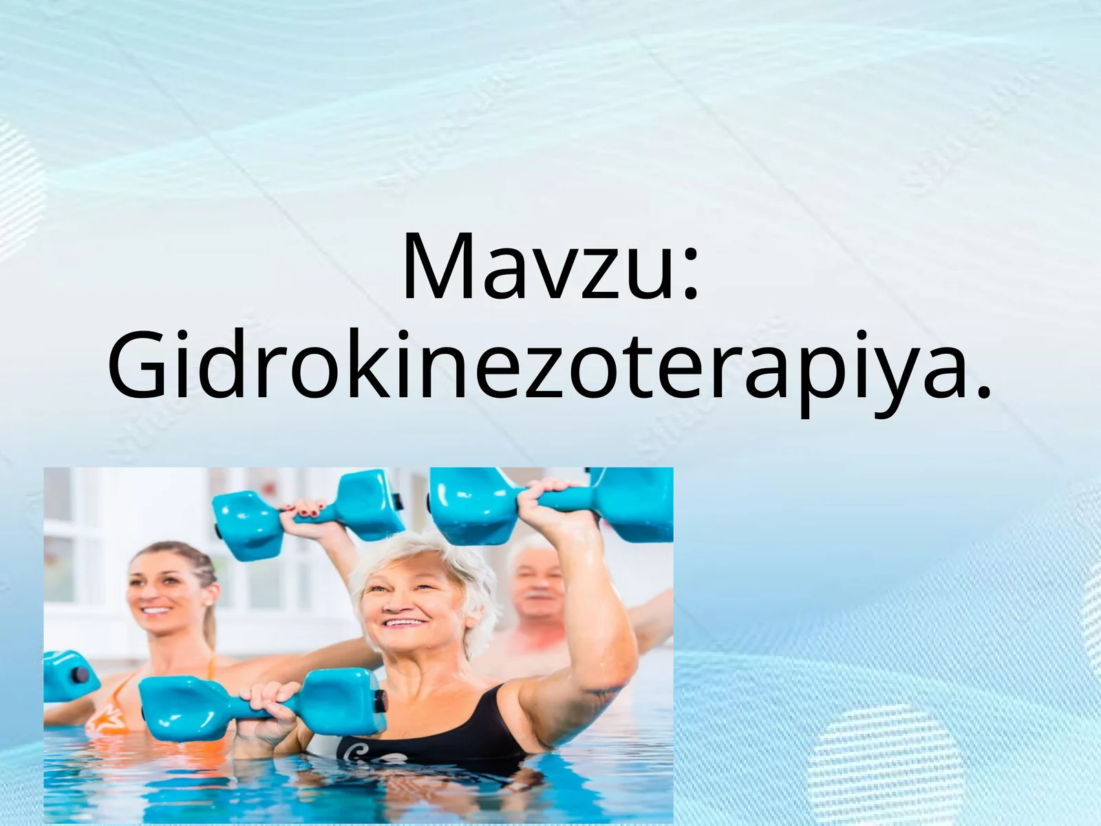 Gidrokinezoterapiya