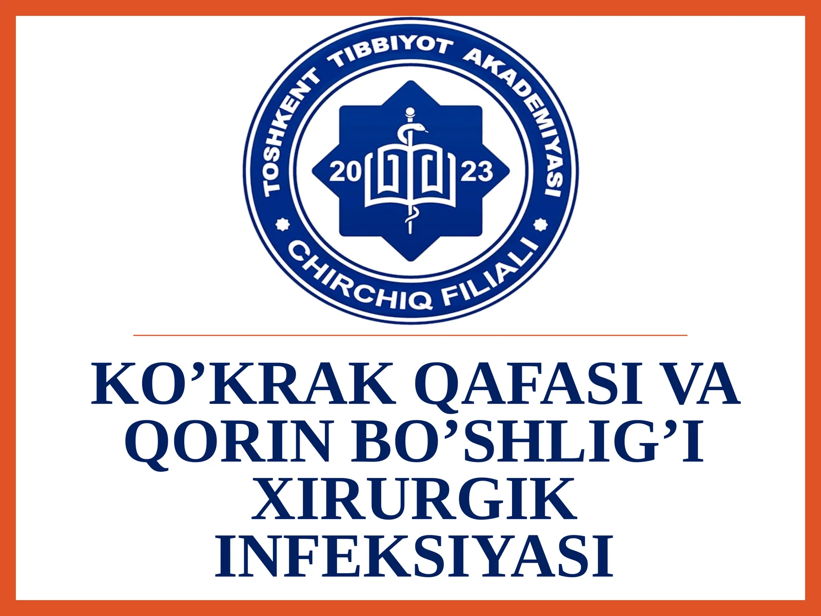 Xirurgik infeksiyasi