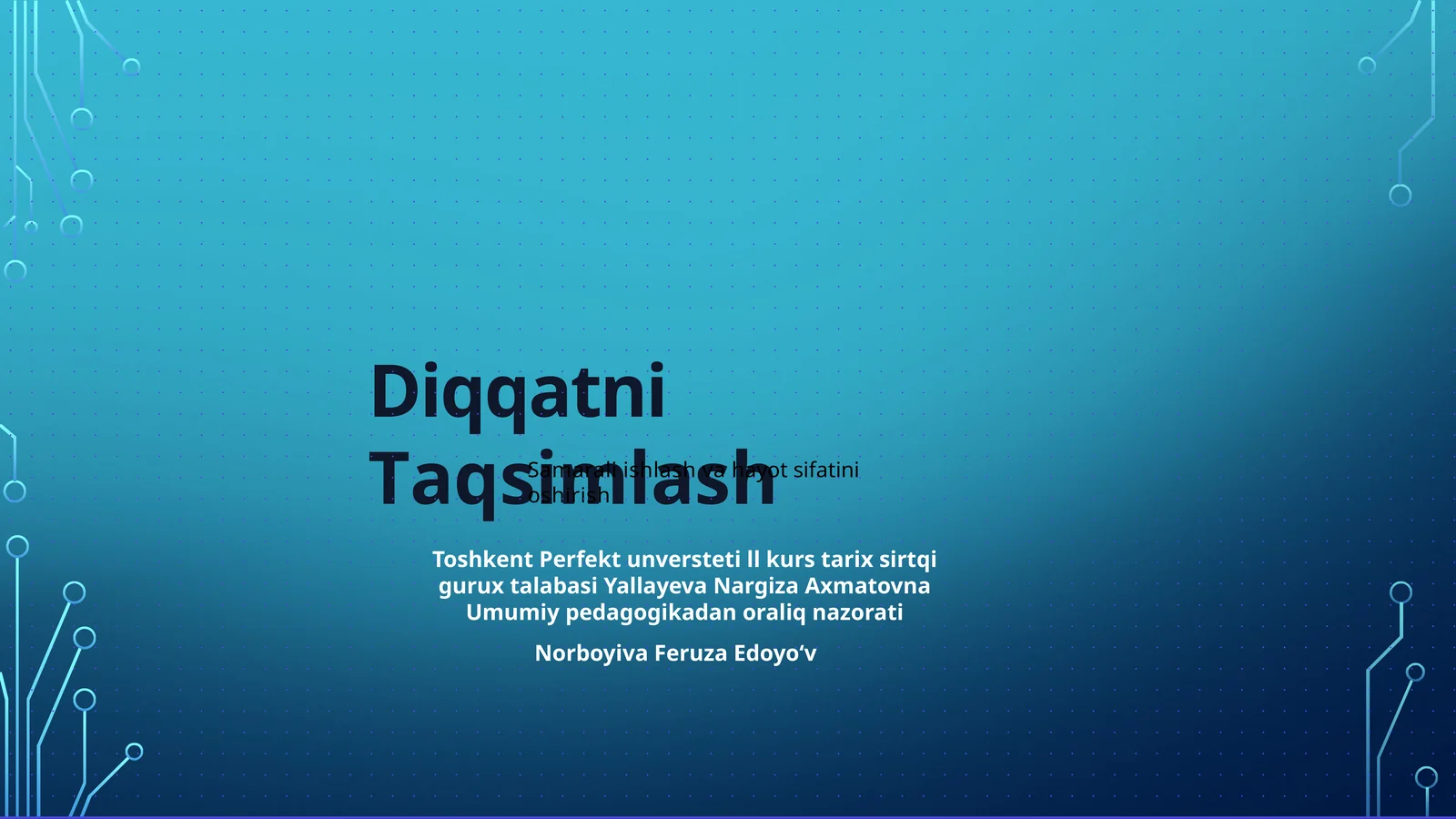 Diqqatni taqsimlash